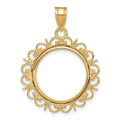 14K gold pendant