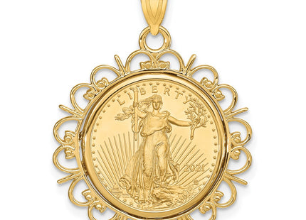 14K gold pendant
