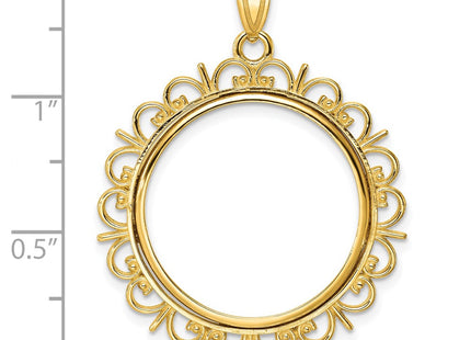 14K gold pendant, further view