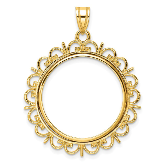 14K gold pendant
