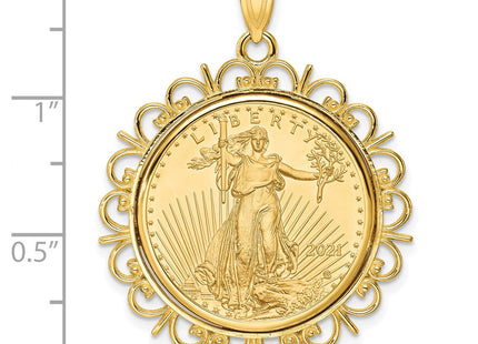 14k Yellow Gold Pendants Style C8190 - Classique Jewelry Inc.