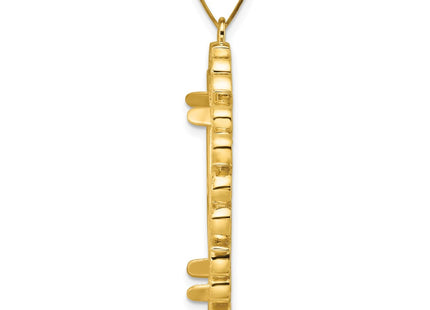 14K gold pendant, alternate view
