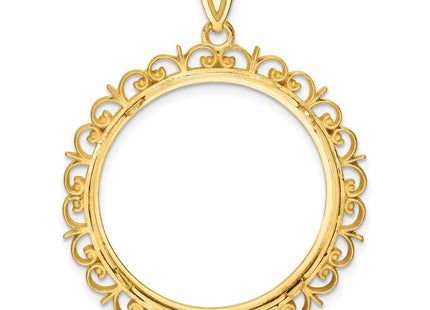 14K gold pendant, another view
