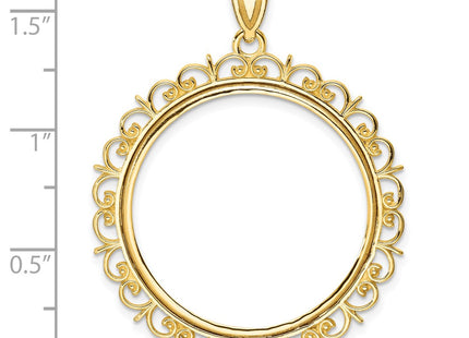 14K gold pendant, further view