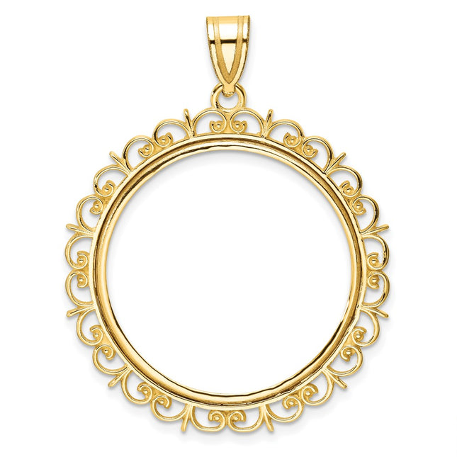 14K gold pendant