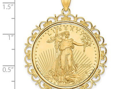 14k Yellow Gold Pendants Style C8190 - Classique Jewelry Inc.