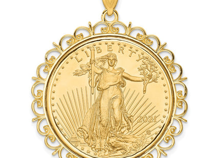14k Yellow Gold Pendants Style C8190 - Classique Jewelry Inc.