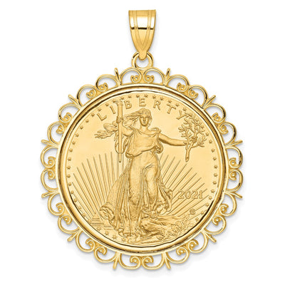 14K gold pendant