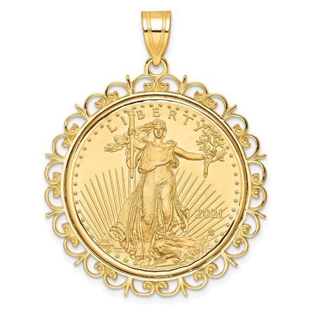 14K gold pendant