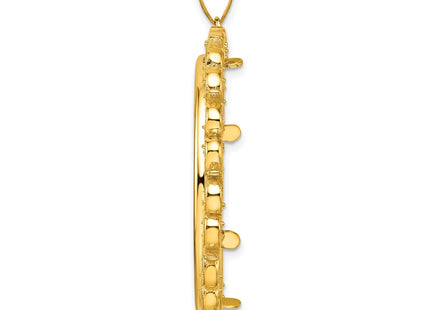 14k Yellow Gold Pendants Style C8190 - Classique Jewelry Inc.