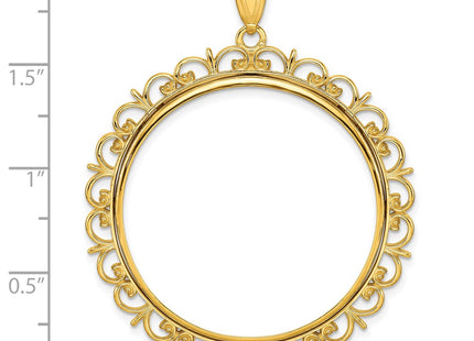 14k Yellow Gold Pendants Style C8190 - Classique Jewelry Inc.
