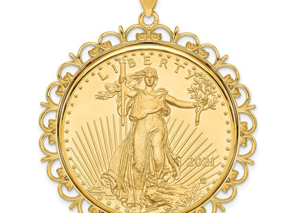 14k Yellow Gold Pendants Style C8190 - Classique Jewelry Inc.