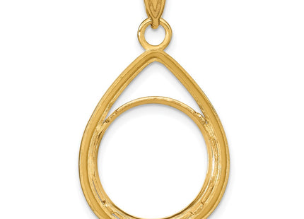 14k Yellow Gold Pendants Style C8191D - Classique Jewelry Inc.
