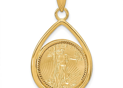 14k Yellow Gold Pendants Style C8191D - Classique Jewelry Inc.