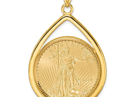 14k Yellow Gold Pendants Style C8191D - Classique Jewelry Inc.