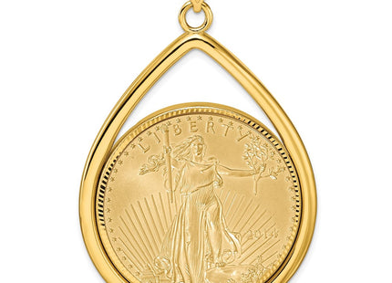 14k Yellow Gold Pendants Style C8191D - Classique Jewelry Inc.
