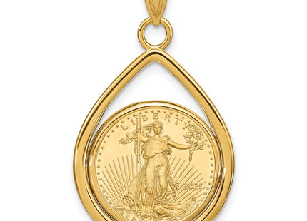 14k Yellow Gold Pendants Style C8191 - Classique Jewelry Inc.