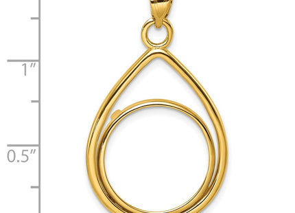 14k Yellow Gold Pendants Style C8191 - Classique Jewelry Inc.