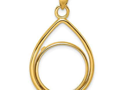 14k Yellow Gold Pendants Style C8191 - Classique Jewelry Inc.