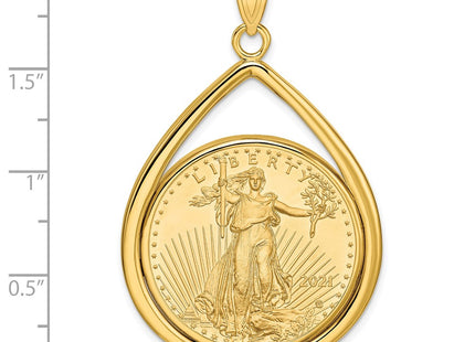 14k Yellow Gold Pendants Style C8191 - Classique Jewelry Inc.