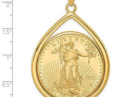 14k Yellow Gold Pendants Style C8191 - Classique Jewelry Inc.