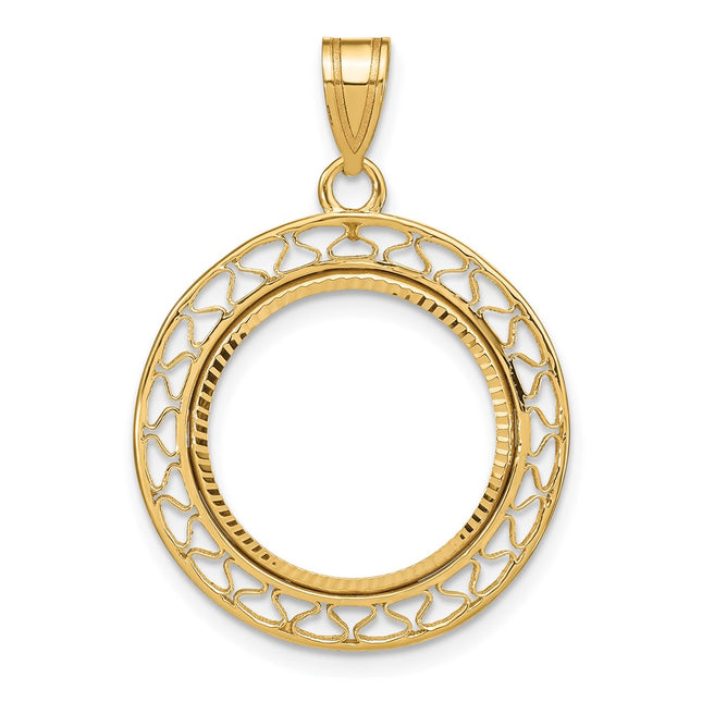 14K gold pendant
