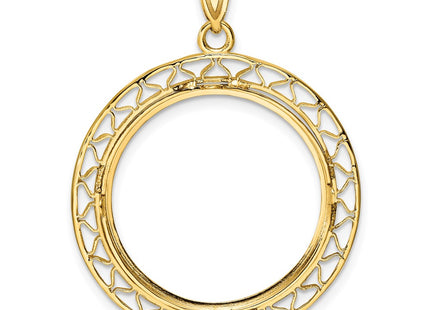 14K gold pendant, another view