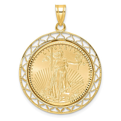 14K yellow gold pendant