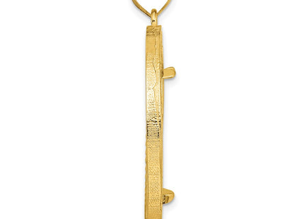 14K gold pendant, alternate view