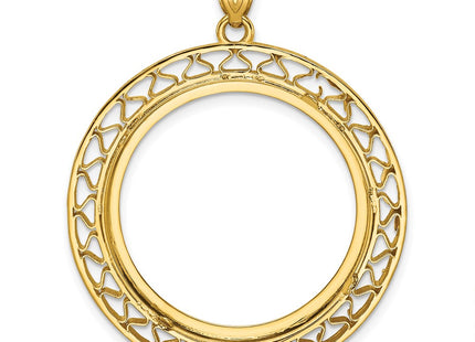 14K gold pendant, another view
