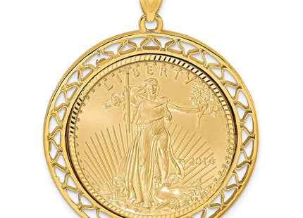 14k Yellow Gold Pendants Style C8193D - Classique Jewelry Inc.