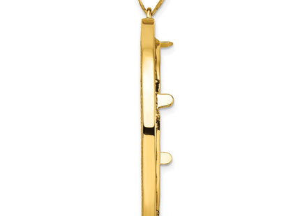 14k Yellow Gold Pendants Style C8193D - Classique Jewelry Inc.