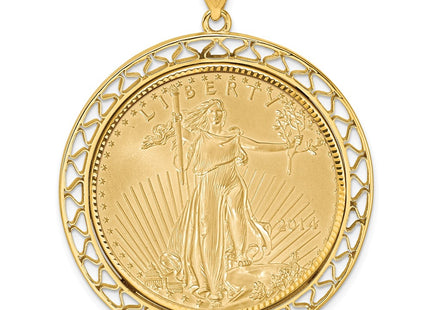 14k Yellow Gold Pendants Style C8193D - Classique Jewelry Inc.