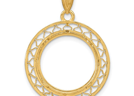 14K gold pendant, another view