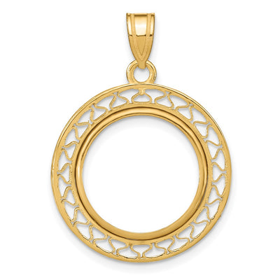 14K gold pendant