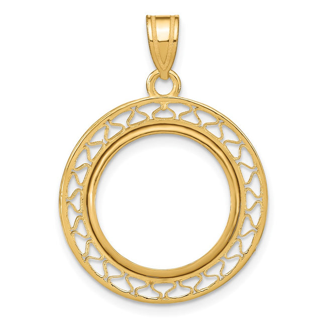 14K gold pendant