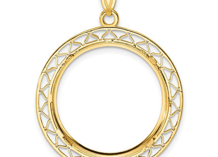 14K gold pendant, another view