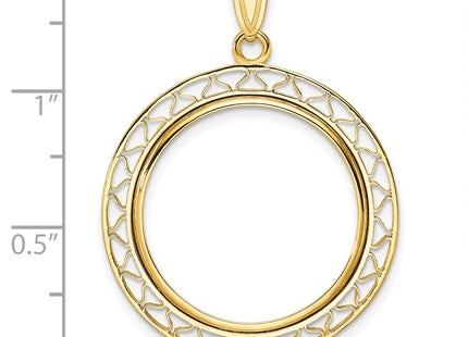 14K gold pendant, further view