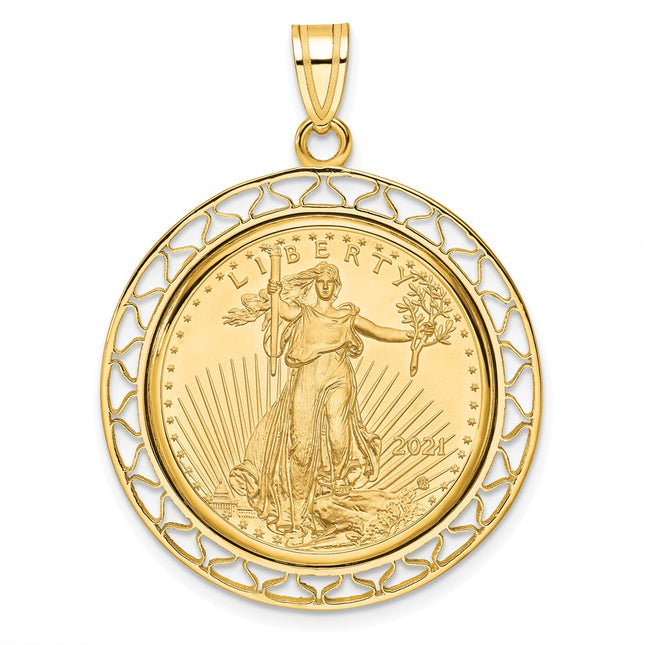 14k Yellow Gold Pendants Style C8193 - Classique Jewelry Inc.