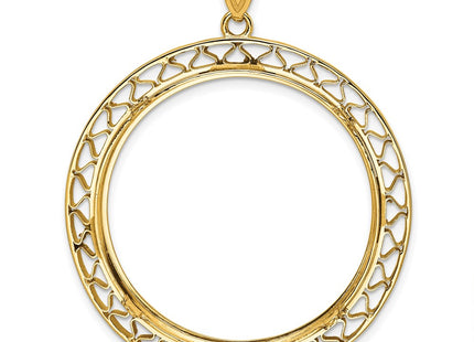 14K gold pendant, another view