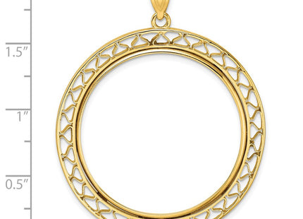 14K gold pendant, further view
