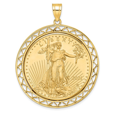 14K gold pendant