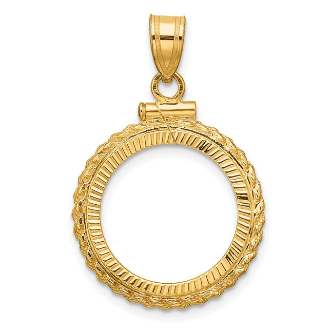 14K gold pendant