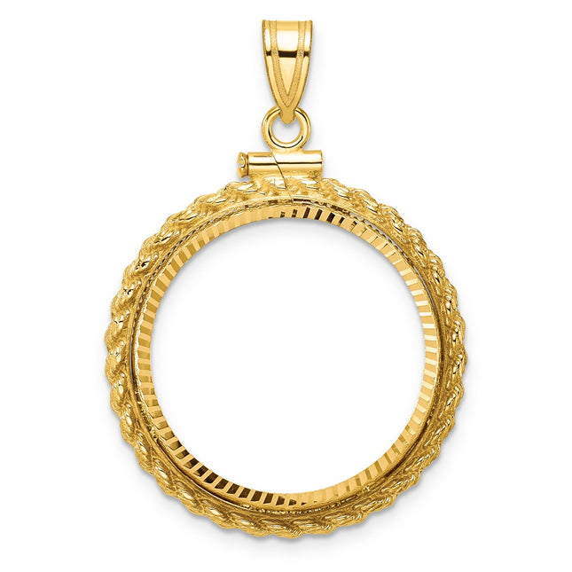 14K gold pendant