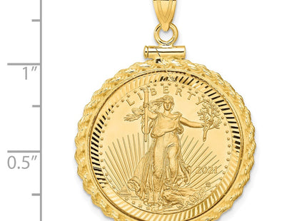 14k Yellow Gold Pendants Style C8195D - Classique Jewelry Inc.