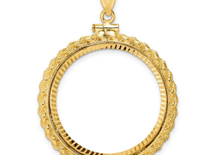 14k Yellow Gold Pendants Style C8195D - Classique Jewelry Inc.