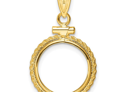 14k Yellow Gold Pendants Style C8195 - Classique Jewelry Inc.