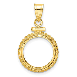 14k Yellow Gold Pendants Style C8195 - Classique Jewelry Inc.