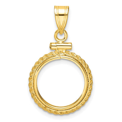 14K gold pendant