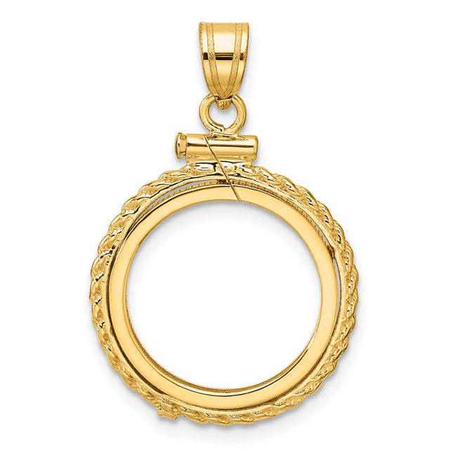 14K gold pendant